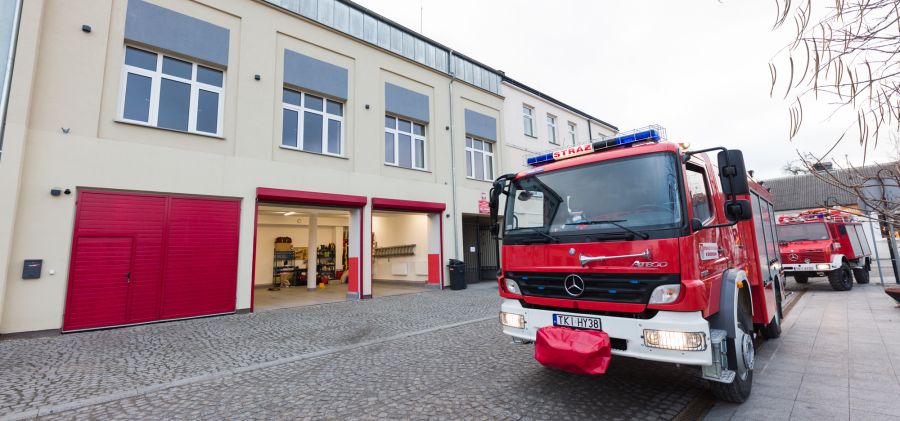 Zobacz jak zmienił się budynek OSP i sale MGCKiT w Bodzentynie